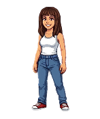 Pixel character hero